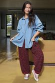 Scamp Leopard Demi Bloom Pant Bordeaux /5 